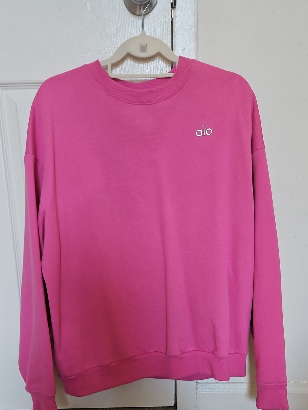 Alo Paradise Pink Crewneck Sweatshirt M